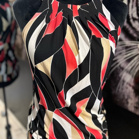 ❤️NWOT- CLASSY WHITE HOUSE BLACK MARKET BLOUSE WITH ELASTIC WAISTBAND SZ XS❤️ - Picture 5 of 7